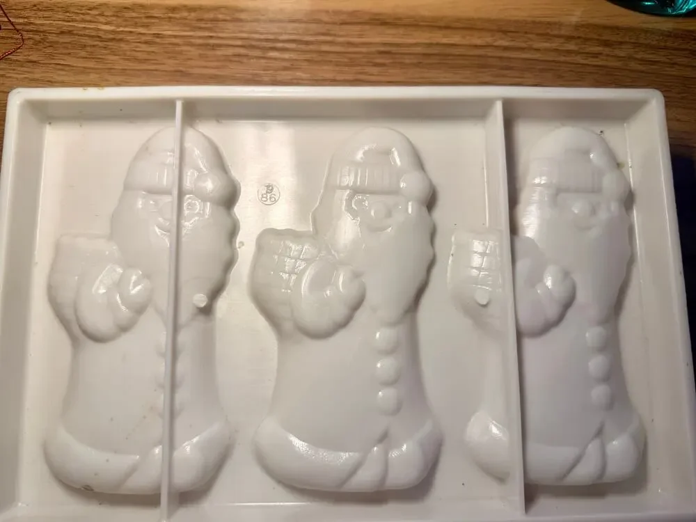 Santa Chocolate Moulds - Polycarbonate by Cacao Barry